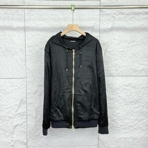 🚩steal authentic Balmain Jet Black Hoodie